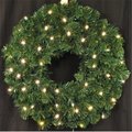 Winterland Winterland WL-GWSQ-02-LWW-BAT Pre-Lit Battery Operated Warm White LED Sequoia Wreath WL-GWSQ-02-LWW-BAT